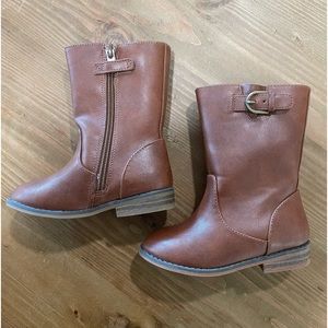 Cat&Jack brown boots, toddler size 8